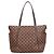 Borsa Tote Louis Vuitton Totally MM Damier Marrone - vista 3
