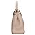 Borsa a Spalla Fendi Medium Peekaboo Beige Grigio - vista 4