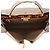 Borsa a Spalla Fendi Medium Peekaboo Beige Grigio - vista 6