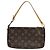 Borsa Louis Vuitton Pochette Accessoires Monogram Marrone - vista 3