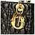 Borsa Christian Dior Lady Cannage in vernice Nero - vista 6