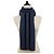 Gucci GG Wollstrick Schal/Muffler Marineblau Dunkelblau