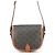 Céline Borsa a tracolla Celine Triomphe Folco Medium in pelle Marrone