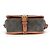 Céline Borsa a tracolla Celine Triomphe Folco Medium in pelle Marrone - vista 3