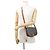 Céline Borsa a tracolla Celine Triomphe Folco Medium in pelle Marrone - vista 4