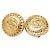 Orecchini a clip Chanel Coco Mark placcati oro D'oro