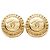 Orecchini a clip Chanel Coco Mark placcati oro D'oro - vista 2