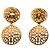 Timeless Orecchini a clip Vintage Chanel Coco Mark D'oro - vista 2