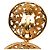 Timeless Orecchini a clip Vintage Chanel Coco Mark D'oro - vista 3