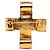 Spilla Vintage Chanel Coco Mark D'oro - vista 2
