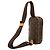 Borsa a tracolla Monogram Pochette Gange Louis Vuitton Marrone - vista 2