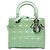 Borsa Christian Dior Cannage Lady Medium Verde