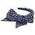 Cerchietto Alice in seta blu navy Chanel