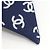 Cerchietto Alice in seta blu navy Chanel - vista 6