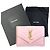 Saint Laurent Tri-fold Wallet aus rosa Leder Schwarz Pink - Ansicht 10