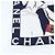 Sciarpa Chanel Mademoiselle Gripoix Jewel Pattern Bianco Blu navy - vista 4
