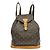 Zaino Louis Vuitton Montsouris Monogram Canvas GM Marrone