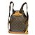 Zaino Louis Vuitton Montsouris Monogram Canvas GM Marrone - vista 2