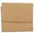 Chanel CC Trifold Leather Beige - vista 2