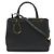 Fendi PETITE 2JOURS Lederhandtasche Schwarz