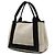 Borsa Tote Balenciaga Navy Cabas S Logo Nero - vista 2