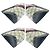Clutch Gucci Vintage GG Supreme in tela e pelle Blu - vista 3