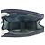 Clutch Gucci Vintage GG Supreme in tela e pelle Blu - vista 8