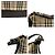 Burberry Nova Check Canvas Leder Schultertasche Braun Beige - Ansicht 9