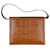 Yves Saint Laurent Woven Vintage Brown Leather Shoulder Clutch Bag  - view 1