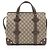 Gucci GG Supreme Buckle Small Tote Braun Beige - Ansicht 3