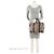 Gucci GG Supreme Buckle Small Tote Braun Beige - Ansicht 5