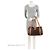Borsa a spalla Louis Vuitton Monogram Canvas Stresa PM Marrone - vista 5
