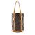 Louis Vuitton Vintage Monogram Canvas Bucket GM Tote Braun