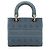 Dior Denim - Borsa in Denim Lady Dior Blu - vista 2