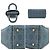 Dior Denim - Borsa in Denim Lady Dior Blu - vista 3