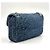 2.55 Borsa a Spalla Chanel Denim Camellia Chain Blu - vista 2