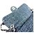 2.55 Borsa a Spalla Chanel Denim Camellia Chain Blu - vista 8