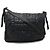 Borsa a tracolla in nylon e pelle Bottega Veneta Nero