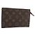 Louis Vuitton Vintage Bucket Zip Monogram Canvas PM Marron