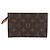Louis Vuitton Vintage Bucket Zip Monogram Canvas PM Marron - vue 2