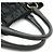 Prada Gathered Nylon Leder Tote Bag Schwarz - Ansicht 4