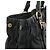 Prada Gathered Nylon Leder Tote Bag Schwarz - Ansicht 5
