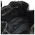 Prada Gathered Nylon Leder Tote Bag Schwarz - Ansicht 6