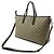 Borsa Tote Gucci GG Supreme in PVC e pelle Marrone Beige - vista 2