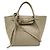 Céline Borsa Celine Leather Big Bag Small 2WAY Grigio