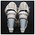 Sandali con zeppa Christian Louboutin MADMONICA 120 Bianco - vista 3