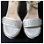 Sandali con zeppa Christian Louboutin MADMONICA 120 Bianco - vista 4