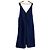 Autre Marque IENA Popeline Maxikleid mit V-Ausschnitt Blau Marineblau
