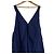 Autre Marque IENA Popeline Maxikleid mit V-Ausschnitt Blau Marineblau - Ansicht 3