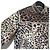 Autre Marque LEONARD FASHION Giacca leopardata Nero Beige - vista 3